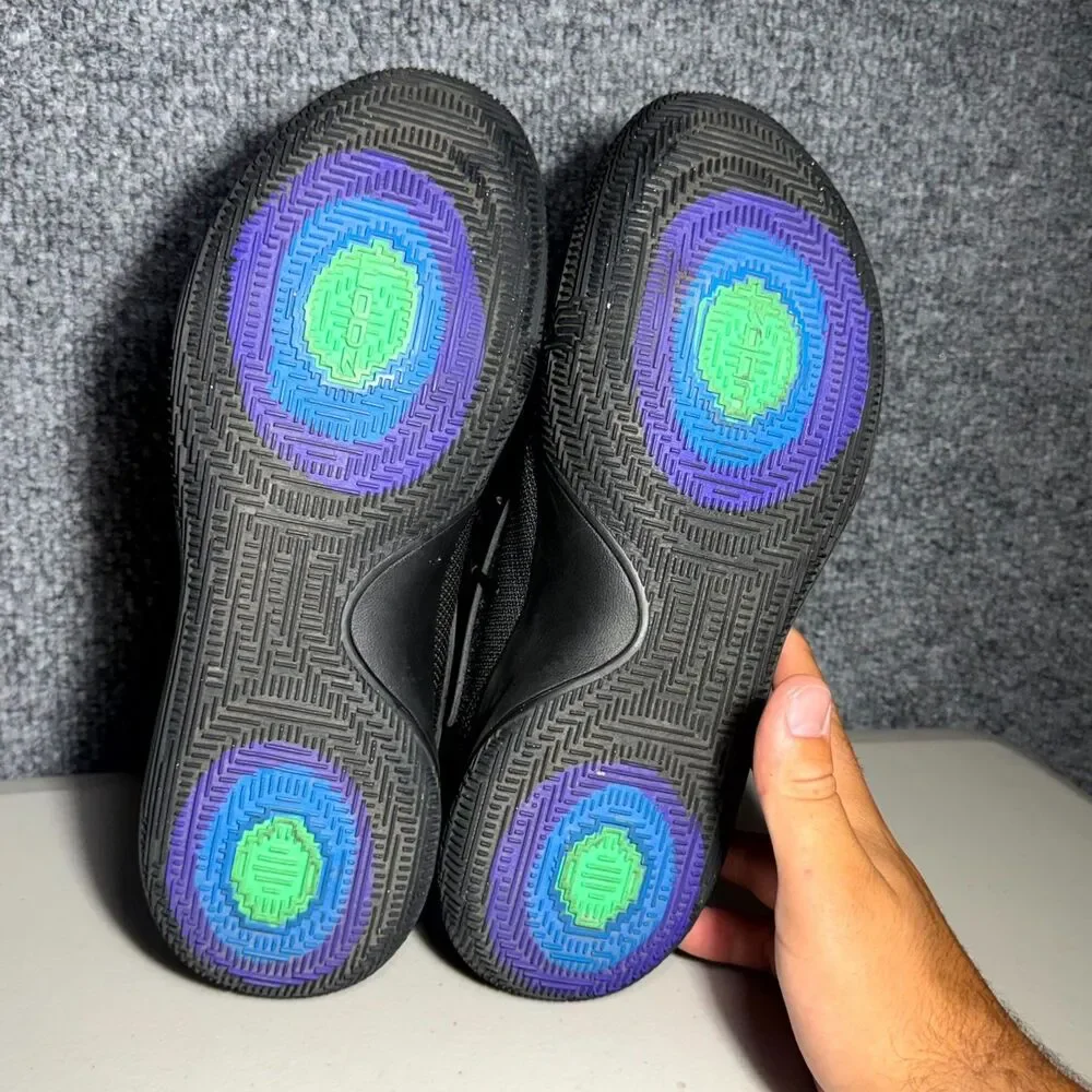 Nike Kyrie Low 1 Sneakers Men Size 12 Triple Black Comfort Lace Up Running Shoes